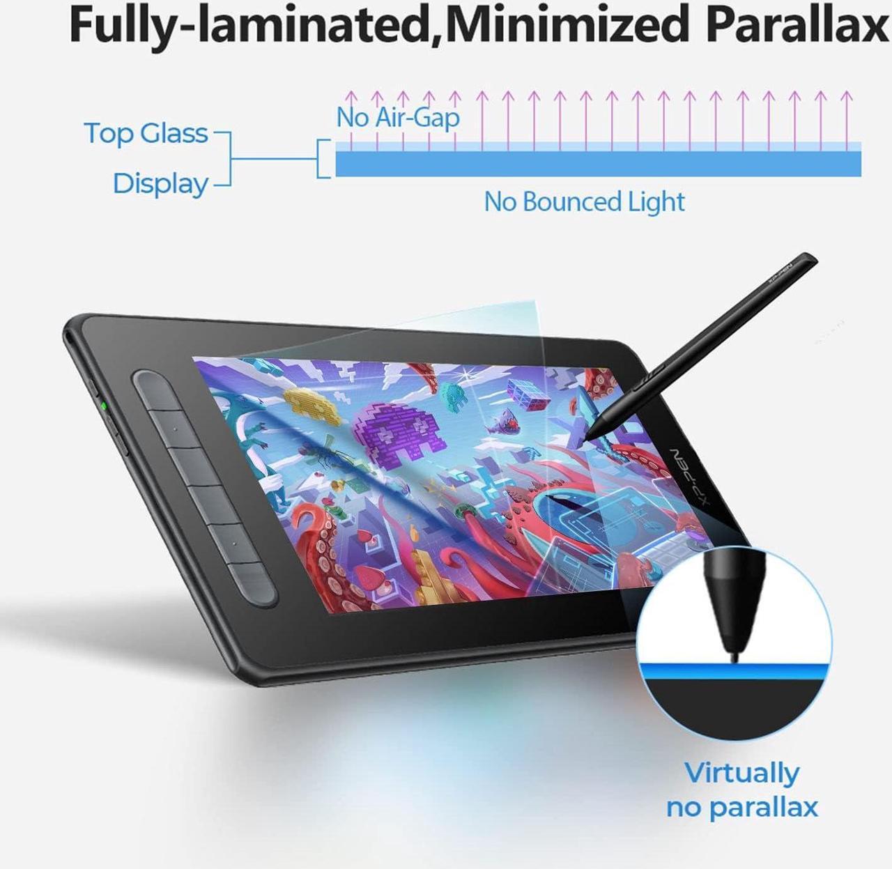 Alt view image 6 of 7 - XPPen 10 inch Drawing Tablet Artist 10 2nd,Computer Graphics Tablet with X3 Stylus,Digital Drawing Pad with 8192 Levels Pressure Sensitive & 6 Shortcut Keys,Designed for PC,Laptop,Android(Black)