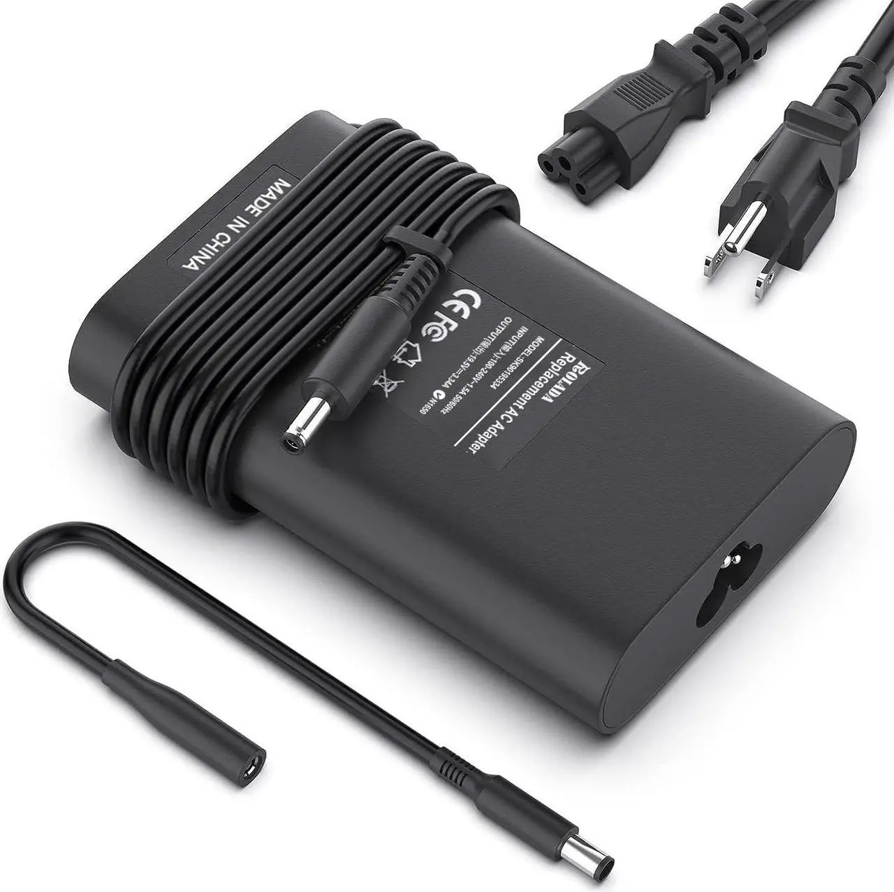 Main image of Dell 65W AC Charger for Dell Inspiron 15-3000 15-5000 15-7000 17-7000 17-5000 17-3000 2 in 1 Series 3501 3511 3583 3593 7573 5758 5755 5558 HA65NS5-00 XPS 9350 9360 la65ns2-01 Charger Laptop Power