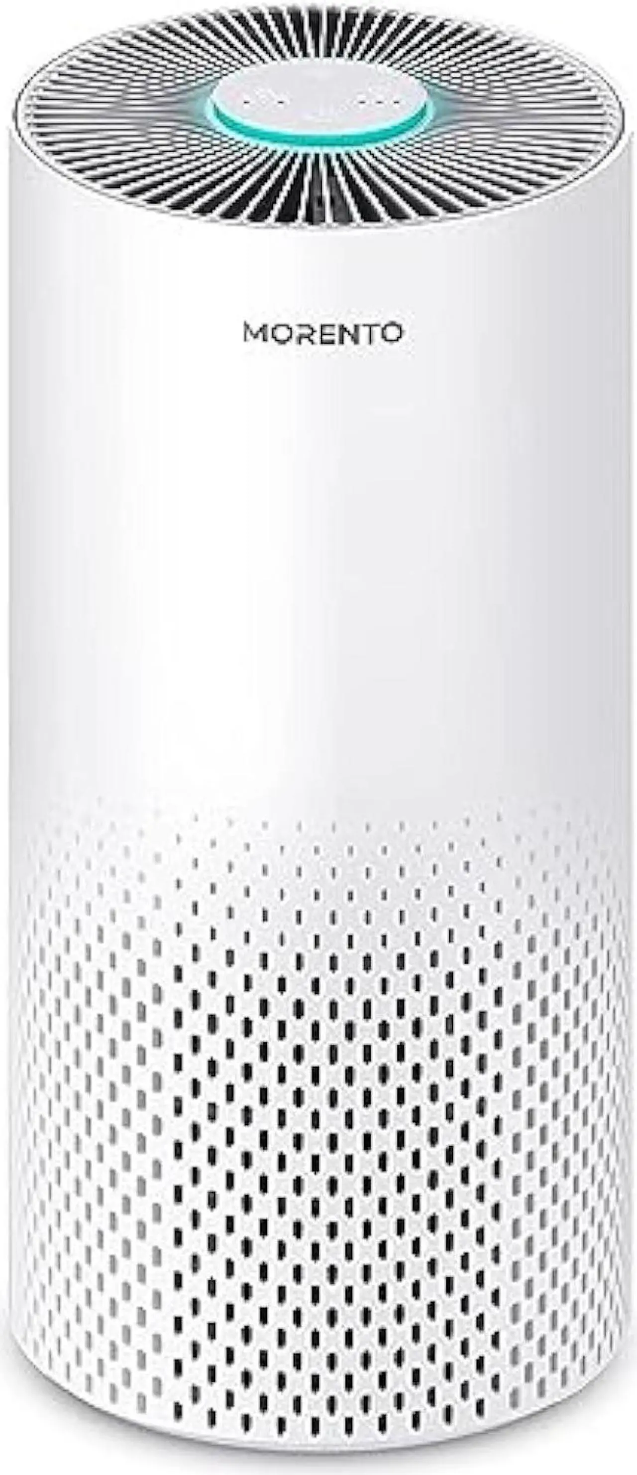 Main image of Air Purifiers for Home Large Room Up to 1076 Ft2, MORENTO H13 HEPA Air Purifiers for Bedroom 22 dB, Air Cleaners for Pet Dander, Dust, Pollen, Odor, Smoke, with 7 Color Light, KILO, White