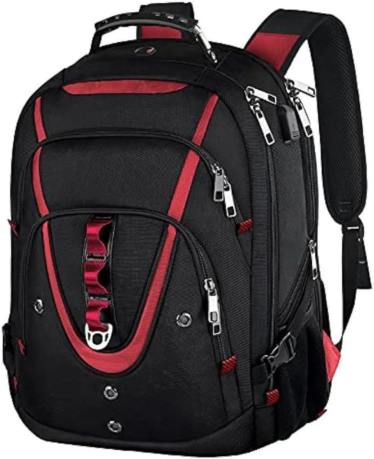 Main image of 17.3 Laptop Backpack, Extra Large Travel laptop Backpack with Rain Cover, TSA Friendly Flight Approved with RFID Anti Theft Pocket and USB Charger Port, Water Resistant College Bag for Men and Women