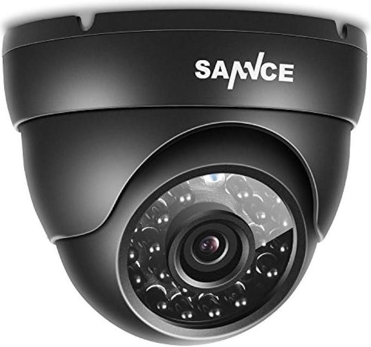 Alt view image 6 of 6 - SANNCE 960H Dome Security Camera, 800TVL CCTV Surveillance Camera with 100ft Night Vision, IP66 Waterproof for 960H,720P,1080P,5MP,4K Analog Security DVR, No Power Supply and Cable, Only a Camera