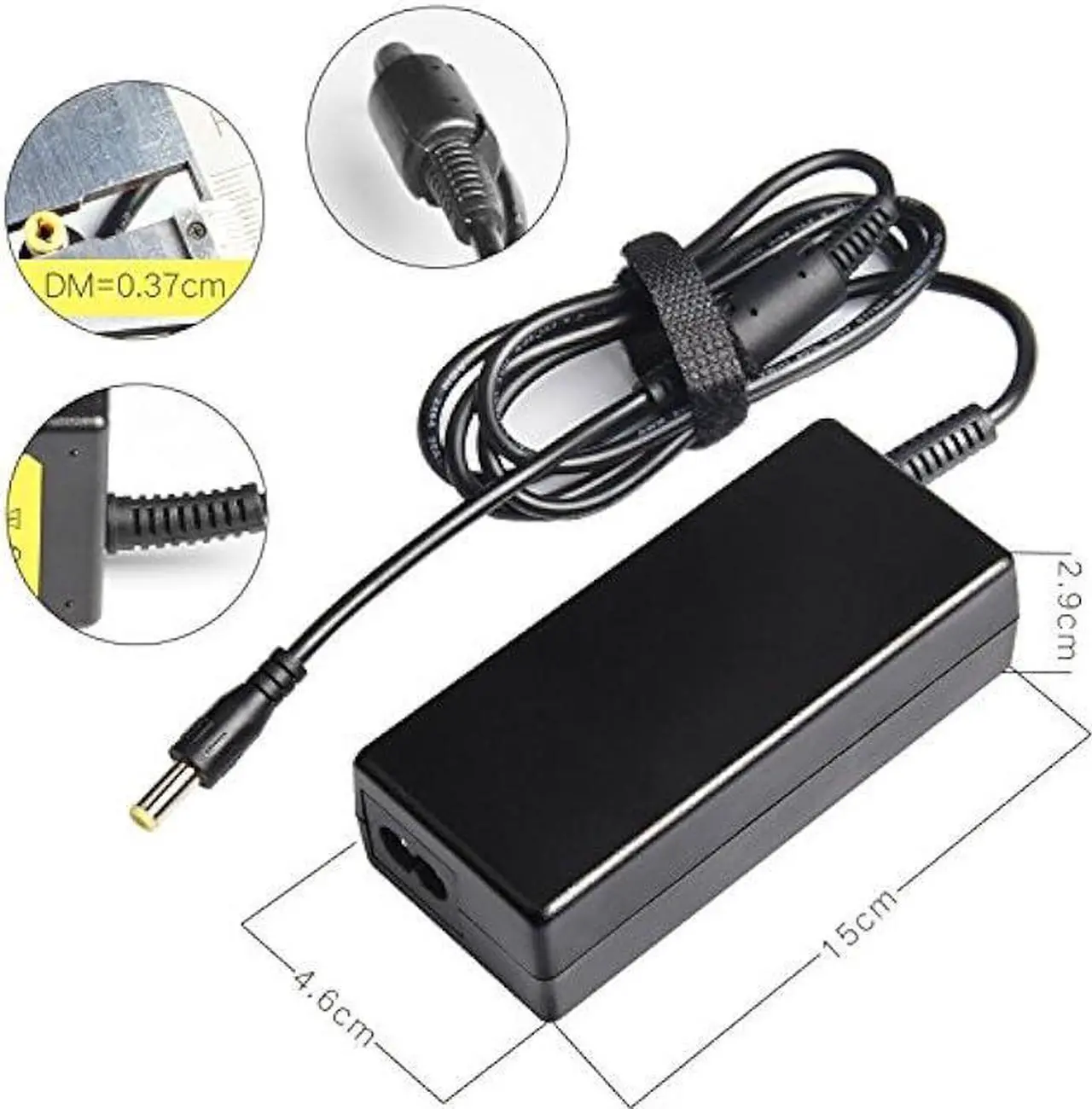 Alt view image 7 of 7 - 8-Way CCTV Camera Power Splitter-Security Camera Power Adapter-LED Driver Lighting Transformer DC Converter-Flexible LED Tape Strip Light AC DC Power Supply 12V 5A 60W