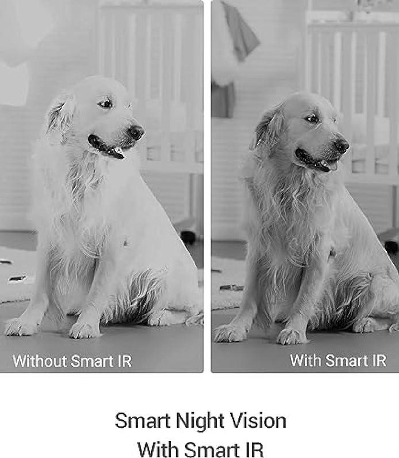 Alt view image 5 of 7 - EZVIZ Indoor Security Camera Dome, Baby/Pet Monitor, Pan/Tilt 360° 1080P, Smart IR Night Vision, Motion Detection, Custom Area, Auto Tracking, 2-Way Audio, Compatible with Alexa and Google(C6N)
