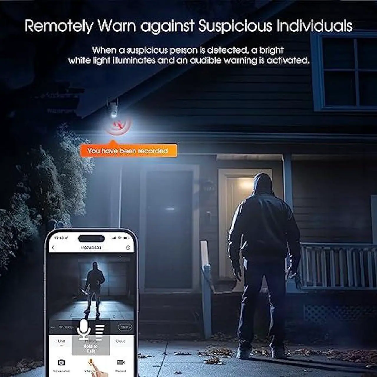 Alt view image 5 of 6 - Topcony 2K 3MP Solar Powered Security Cameras Wireless Outdoor for Home, 360° PTZ Wi-Fi Dome Rechargeable Camera with Color Night Vision, AI Human Detection, 2-Way Talk, IP65 Waterproof, SD/Cloud