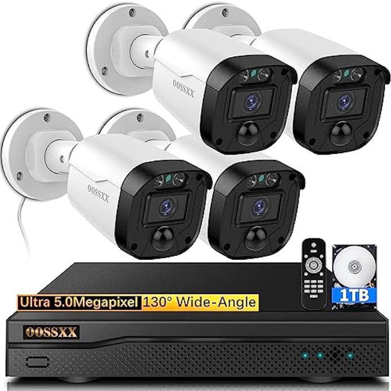 Main image of OOSSXX (Full HD 5MP Definition) Wired Security Camera System Outdoor Home Video Surveillance Cameras CCTV Camera Security System Outside Surveillance Video Equipment Indoor