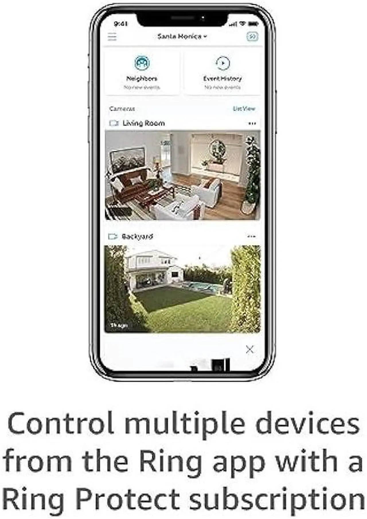 Alt view image 4 of 5 - Ring Stick Up Cam Elite, Power over Ethernet HD Security Camera with Two-Way Talk, Night Vision, Works with Alexa - White