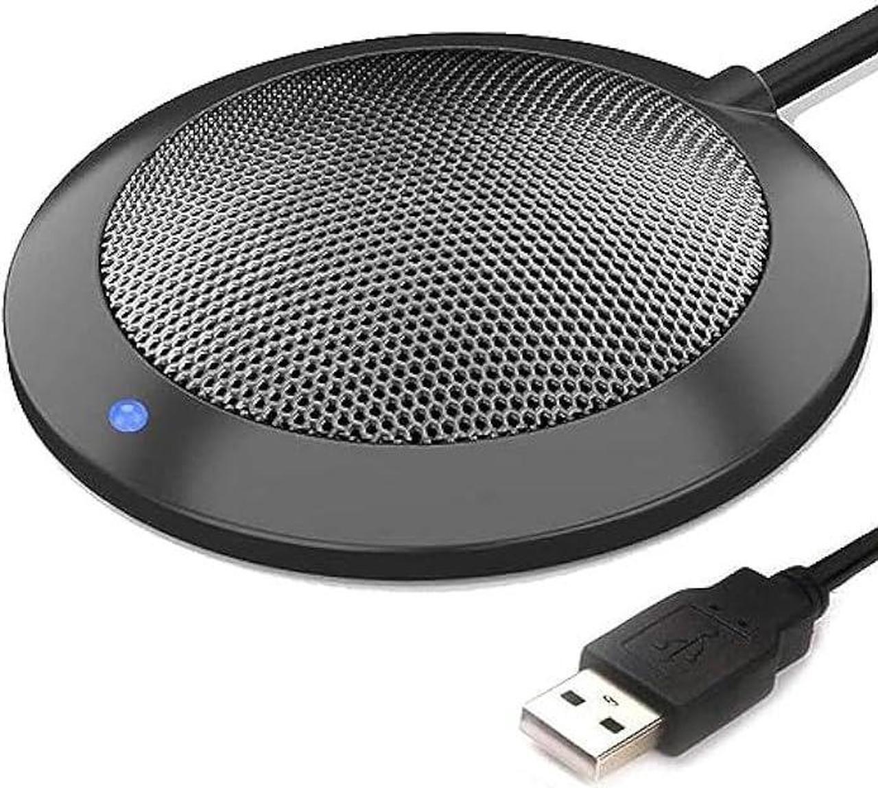 Main image of Conference USB Microphone, Computer Desktop Mic with LED Indicator, TKGOU Plug & Play Omnidirectional Condenser PC Laptop Mics for Online Meeting/Class,Skype,Recording,Chatting,Zoom,(Windows/Mac OS X)