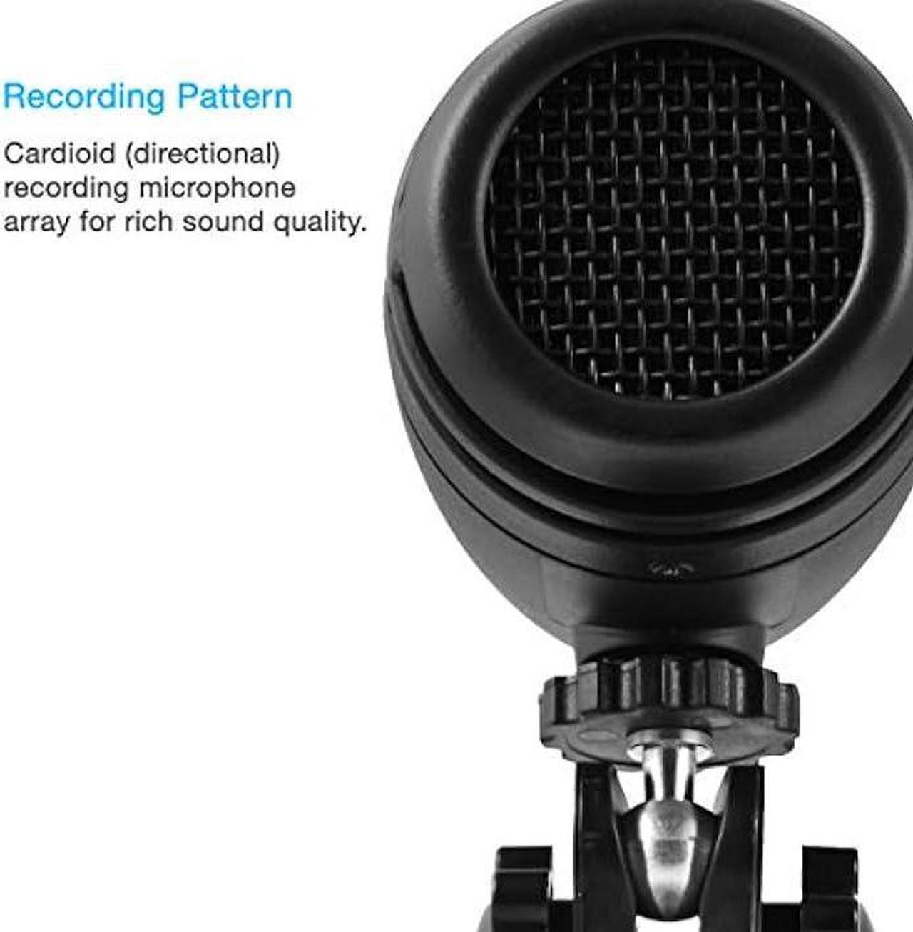 Alt view image 2 of 7 - Cyber Acoustics USB Microphone - Directional USB Mic with Mute Button - Perfect for Eduction, Work at Home or Gaming Mic - Compatible with PC and Mac (CVL-2005)