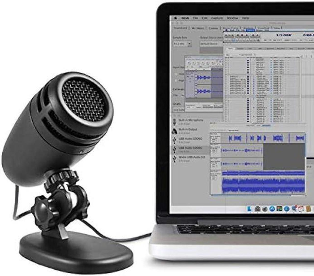 Alt view image 7 of 7 - Cyber Acoustics USB Microphone - Directional USB Mic with Mute Button - Perfect for Eduction, Work at Home or Gaming Mic - Compatible with PC and Mac (CVL-2005)
