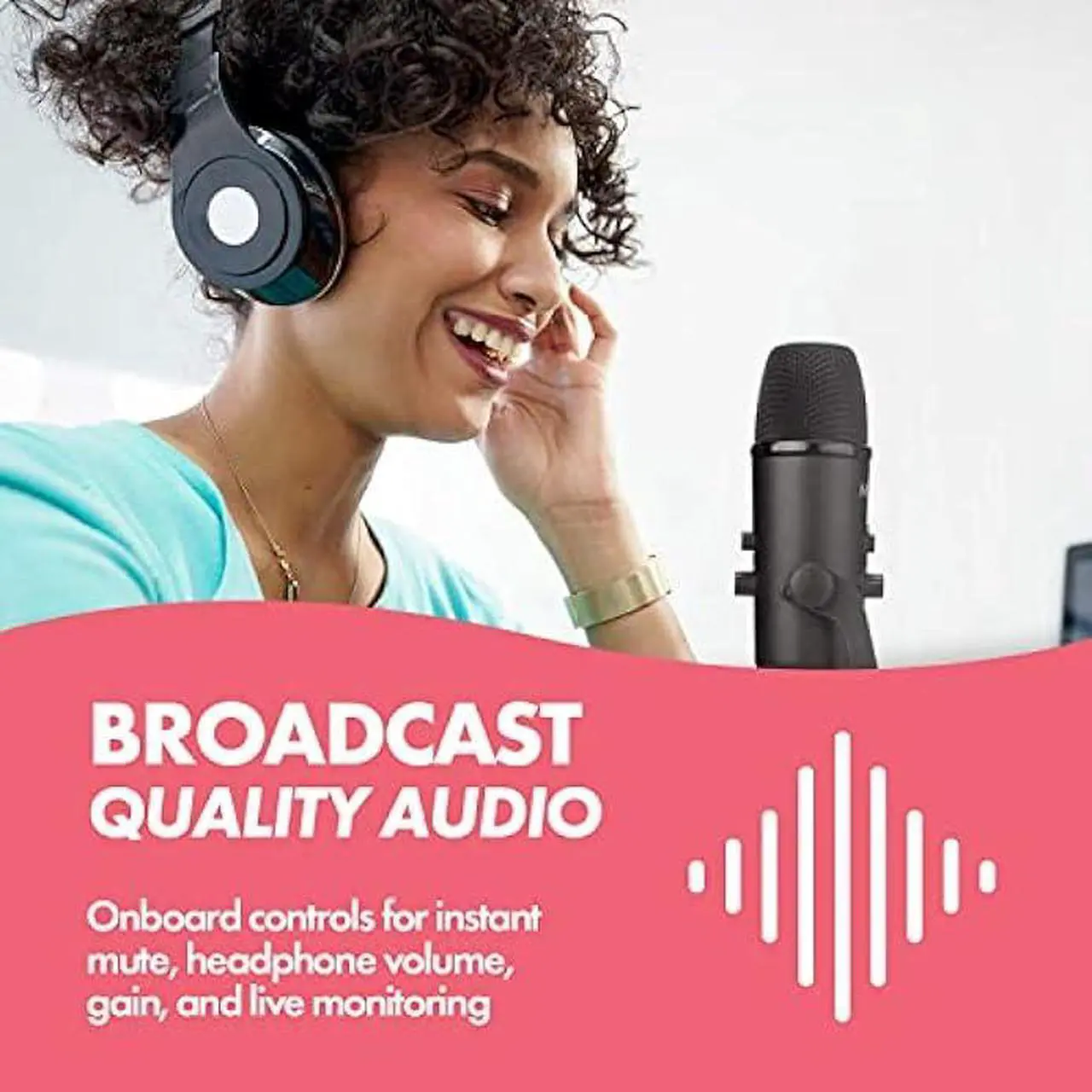 Alt view image 4 of 5 - Movo UM700 Desktop USB Microphone for Computer with Adjustable Pickup Patterns Perfect as a Podcast Microphone, Streaming Microphone, Gaming Microphone, PC Microphone, ASMR Microphone and More
