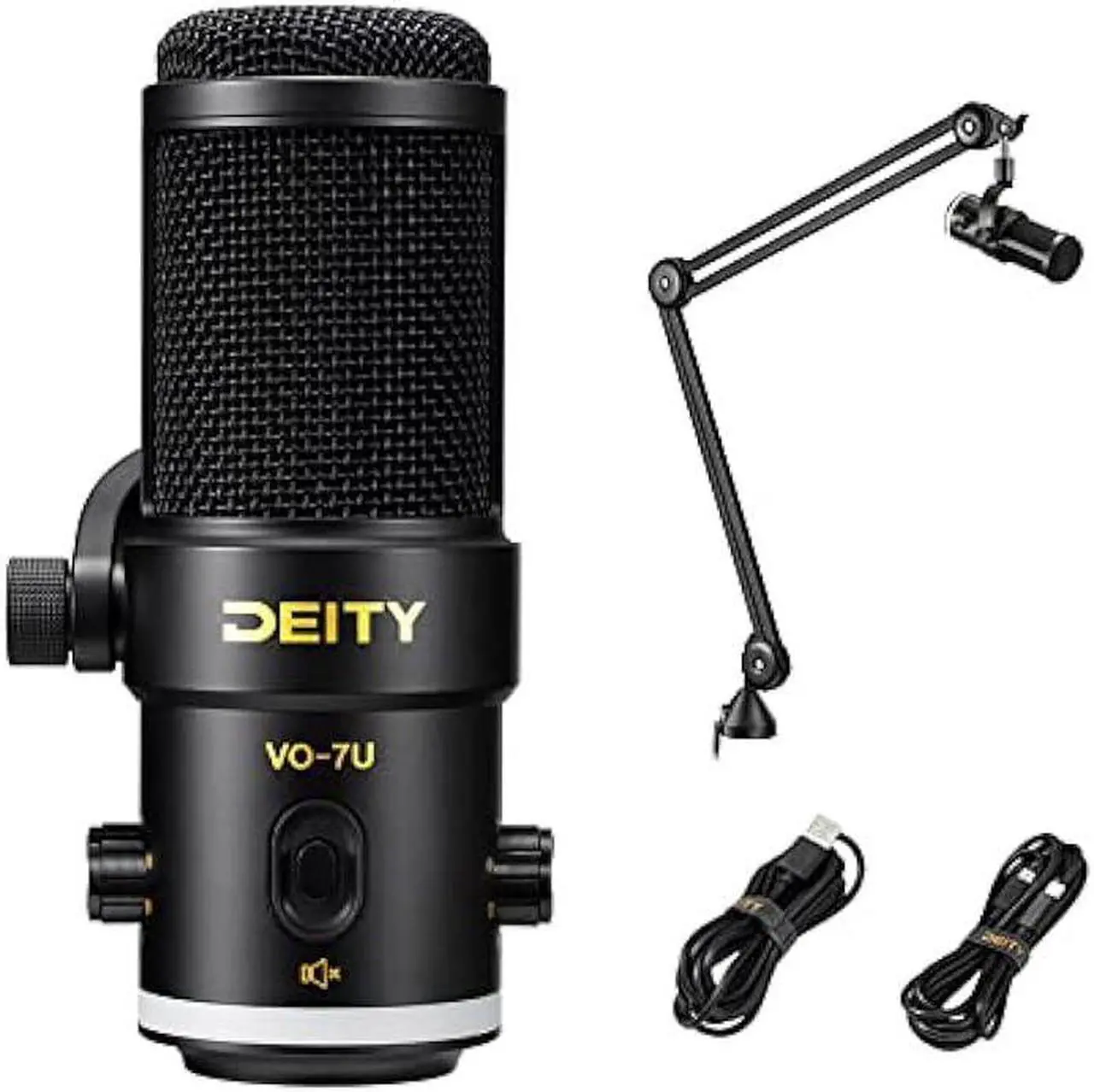 Main image of Deity VO-7U Boom Arm Kit USB Broadcast Microphone Dynamic USB Mic with RGB Lighting Effect for Phones Laptop PS5 Xbox Live Stream Conference Broadcast