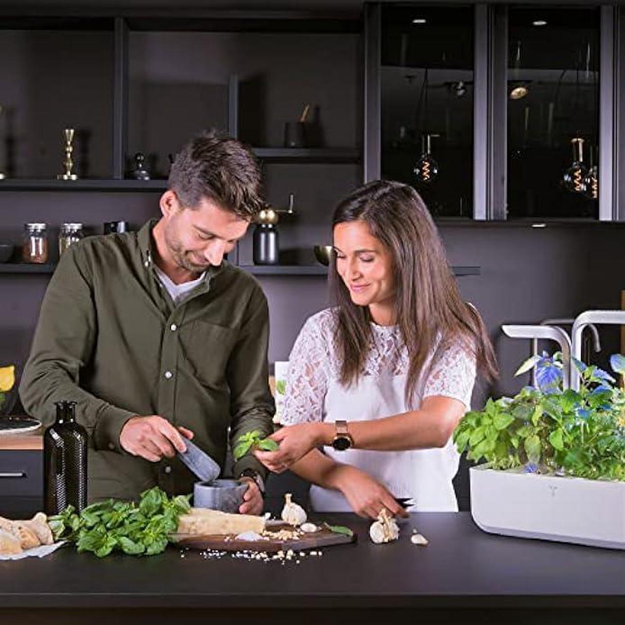 Alt view image 4 of 5 - Véritable® Classic (White) - Indoor Vegetable Garden Made in France - Smart Autonomous Garden Delivered with 4 Ingots®.