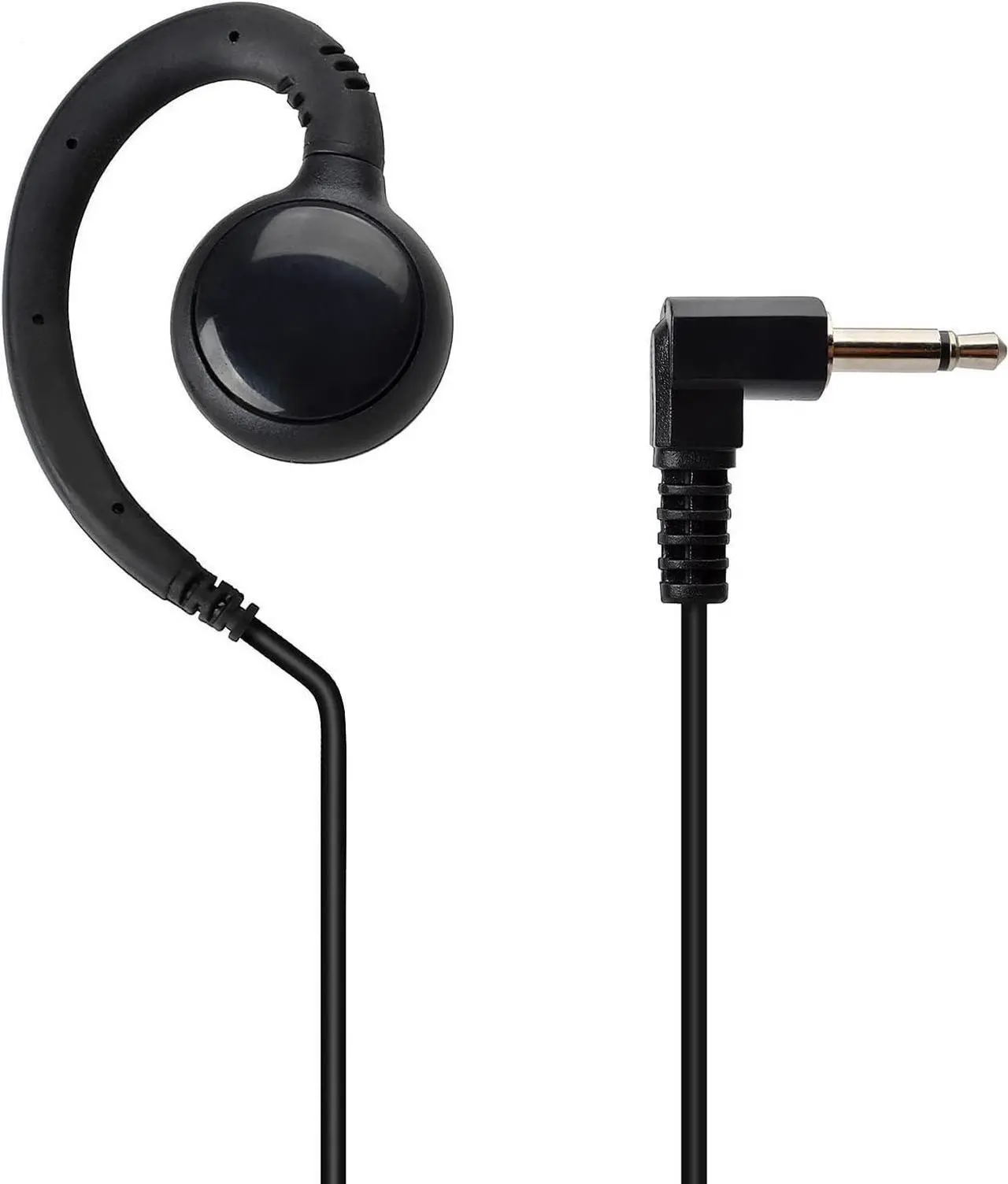 Main image of UAYESOK 3.5mm Receive/Listen Only Earpiece, C Shape Police Security Speaker Mic Headset with 3.5mm Audio Jacks for Ham Radio Walkie Talkie