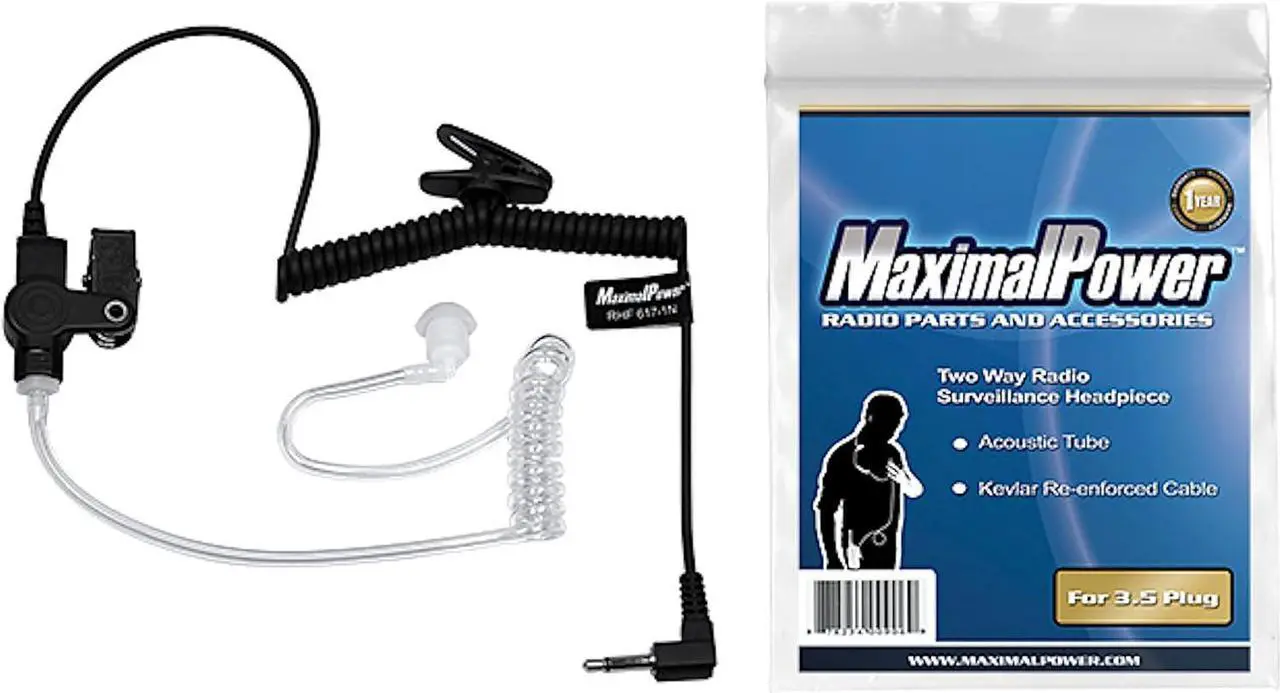 MaximalPower Acoustic Tube Earpiece - Thumbnail 3