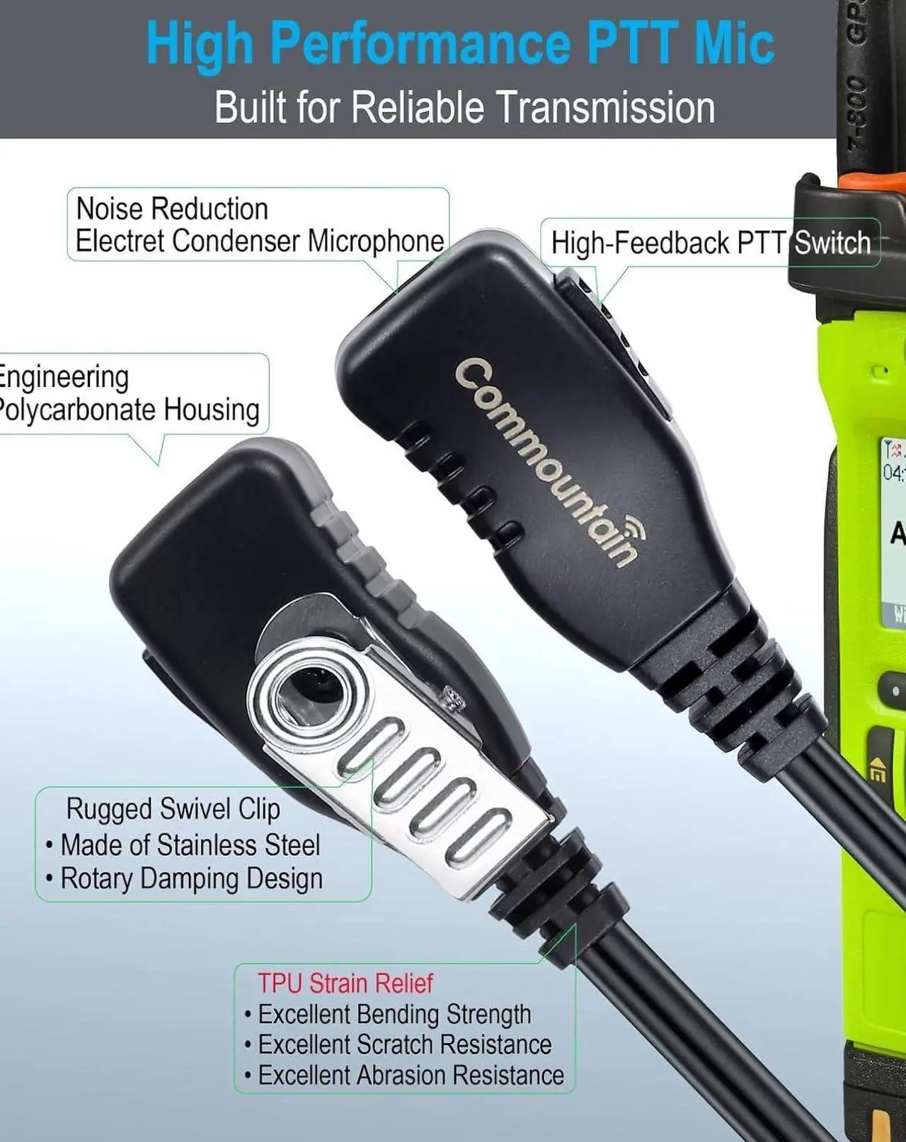 commountain Acoustic Tube Headset - Thumbnail 3