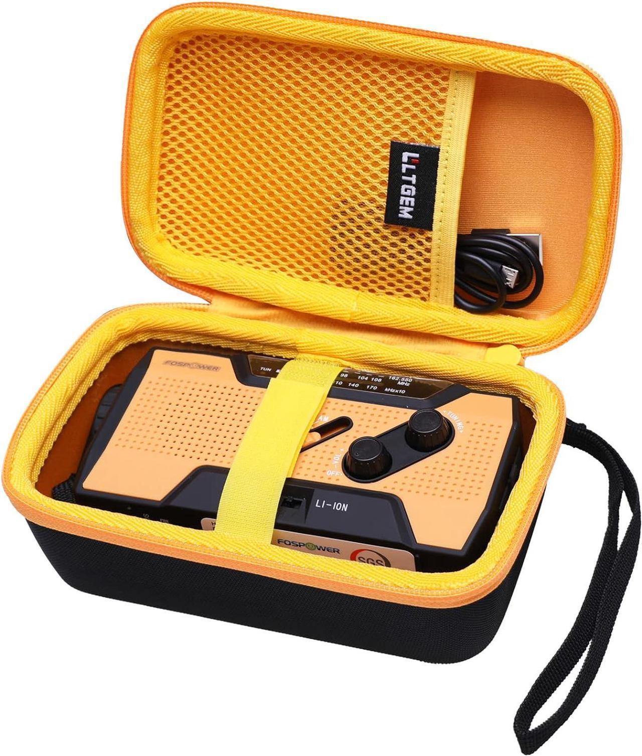 Main image of LTGEM EVA Storage Case for FosPower NOAA Emergency Weather Radio (Model A1) - Travel Protective Carrying Bag