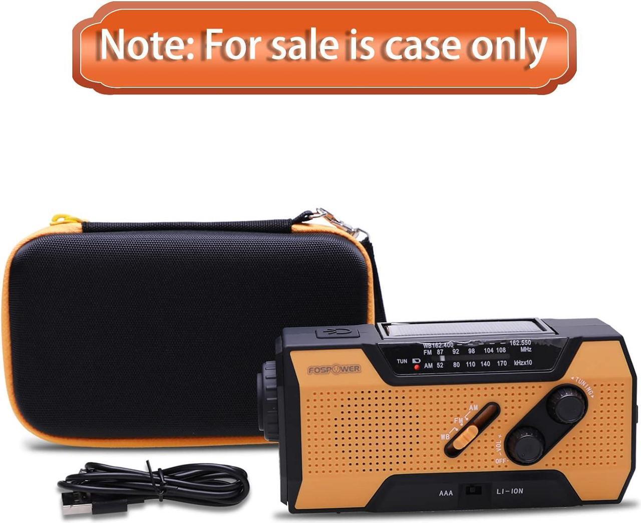 Alt view image 6 of 7 - LTGEM EVA Storage Case for FosPower NOAA Emergency Weather Radio (Model A1) - Travel Protective Carrying Bag