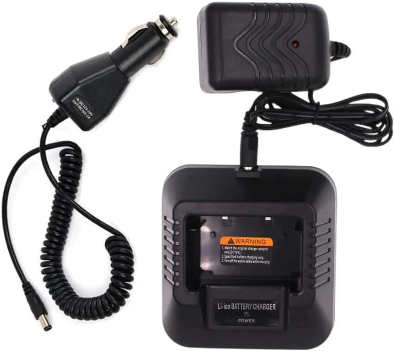 Main image of Baofeng UV-5R Charger Ham Radio Base Desktop Charger DC 12V Car Charge Cable for Baofeng UV-5R Series