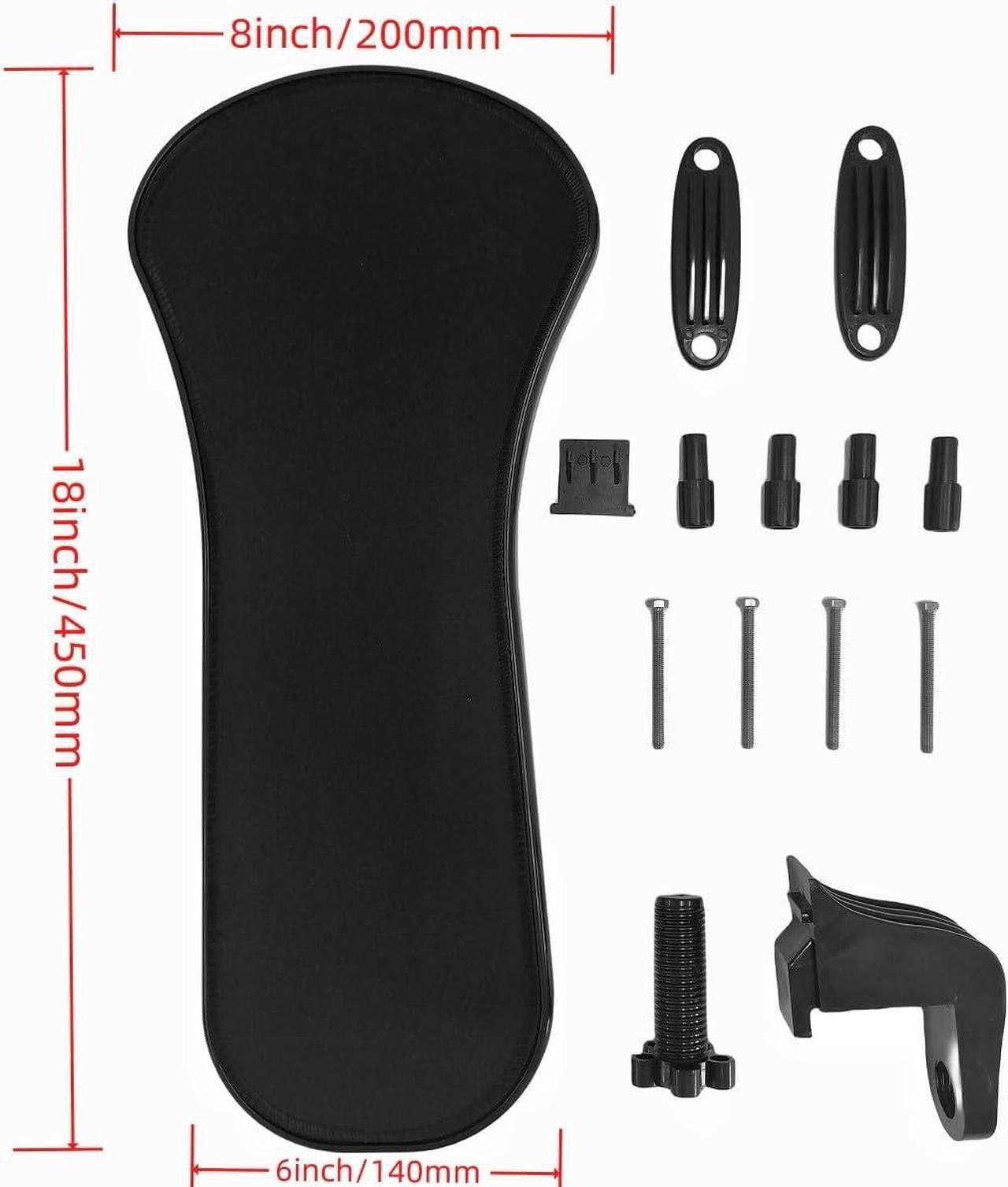 Alt view image 2 of 3 - Ergonomic Arm Rest Mouse Pads Dual Purpose for Desk and Chairs, Adjustable Armrest Wrist Support Attachment, Gaming Covers for Elbows and Forearms Pressure Relief Office Computer Desk Extender