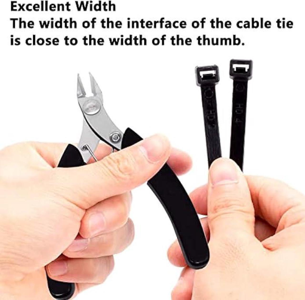 Alt view image 4 of 7 - Honyear 24 Inch Cable Zip Ties Heavy Duty (with Wire Cable Cutters), Strong Large Black Zip Ties with 175 Pounds Tensile Strength, 50 Pack, Long Durable Nylon Black tie Wraps, Outdoor UV Resistant