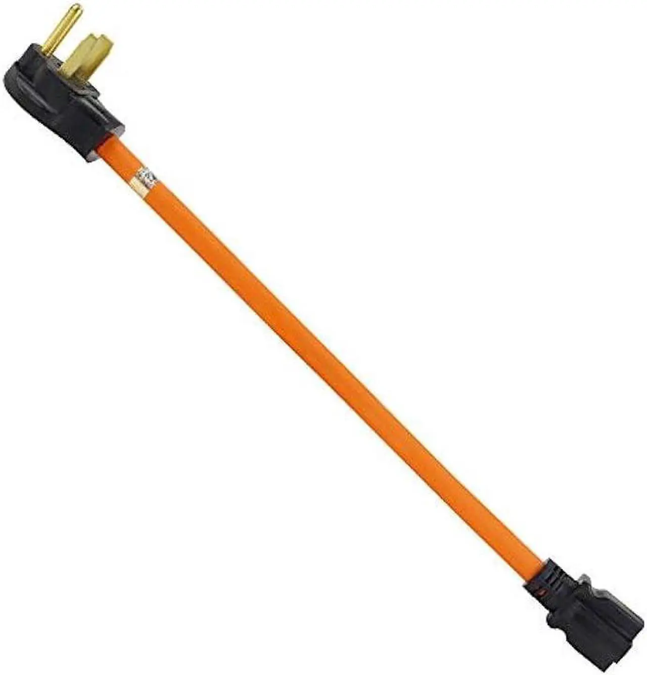 Alt view image 2 of 5 - 1.5 FT NEMA 6-50P to 6-20R Welder Adapter Cord,Electric Vehicle Charging Adapter,50 to 30 Amp,250V,STW 12AWG*3C Cable and The Cable UL Certification,Orange