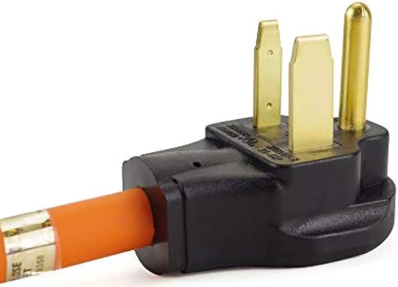 Alt view image 4 of 5 - 1.5 FT NEMA 6-50P to 6-20R Welder Adapter Cord,Electric Vehicle Charging Adapter,50 to 30 Amp,250V,STW 12AWG*3C Cable and The Cable UL Certification,Orange