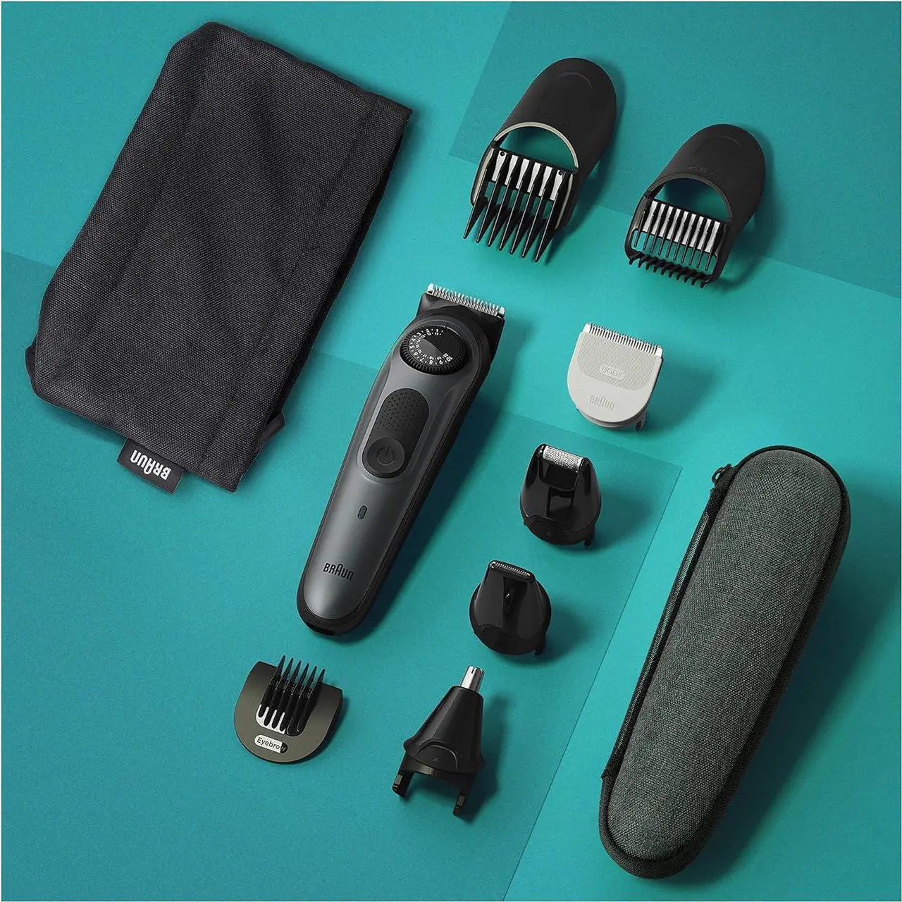 Alt view image 6 of 7 - Braun All-in-One Style Kit Series 5 5471, 8-in-1 Trimmer for Men with Beard Trimmer, Body Trimmer for Manscaping, Hair Clippers & More, Ultra-Sharp Blade, 40 Length Settings, Waterproof