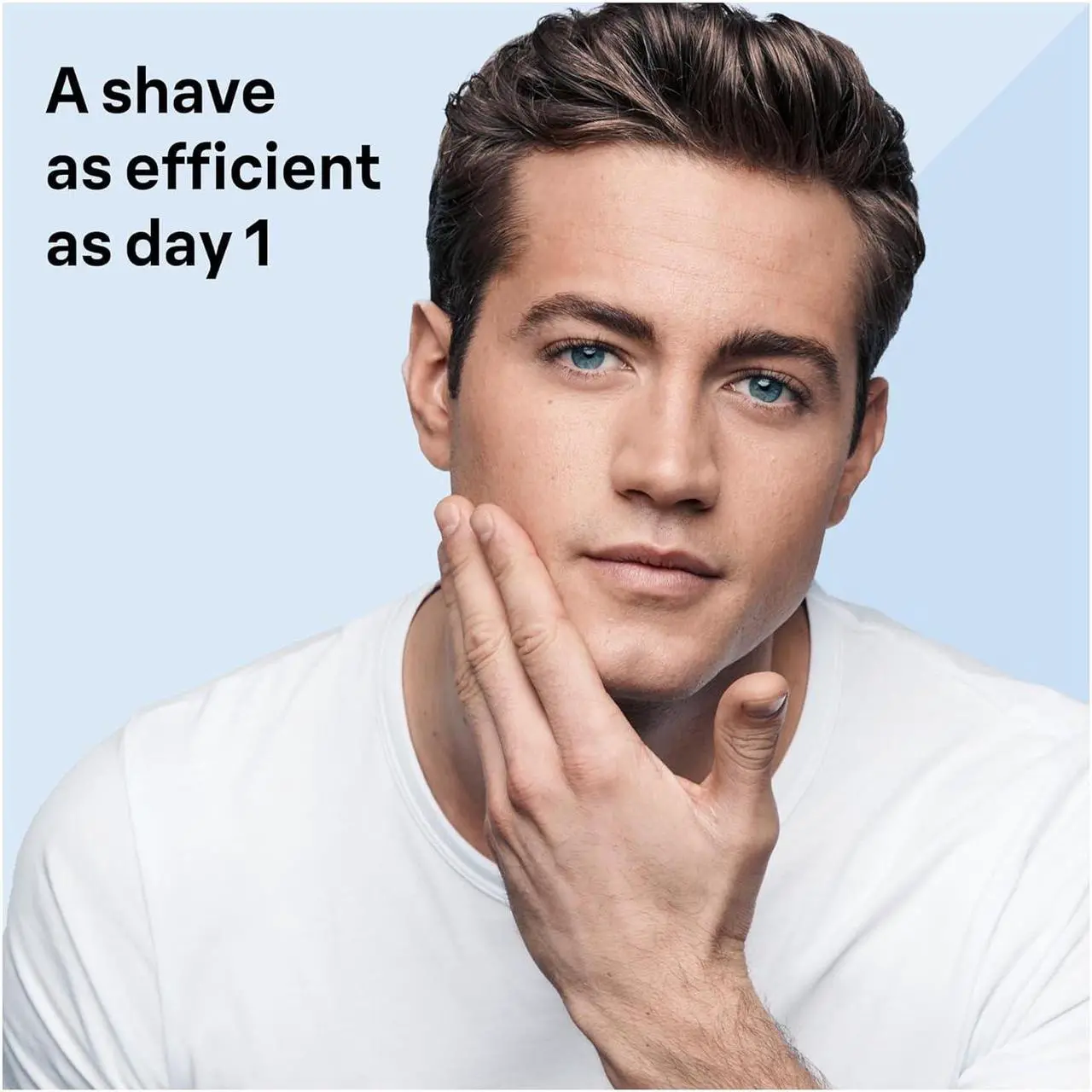 Alt view image 5 of 5 - Braun Series 6 Electric Shaver Replacement Head with Sensitive Skinguard, Easily Attach Your Shaver Head, Compatible with New Generation Series 6 Shavers, 64B, Black