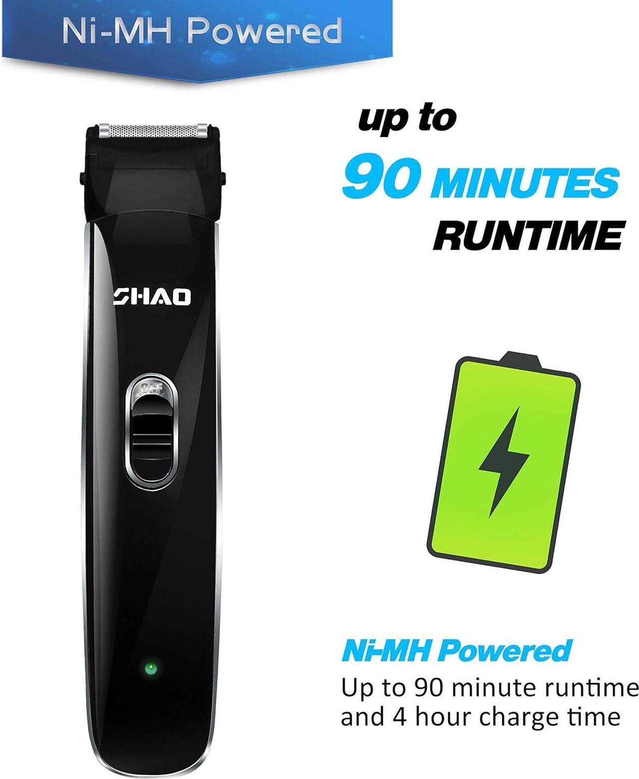 Alt view image 2 of 7 - Electric Shaver and Beard Trimmer - 5 in 1 Multi-functional Rechargeable Cordless Grooming Kit for Men and Women- Face, Body, Beard, Nose Hair Trimmer with Micro Shaver, RCF-2059 (Black)