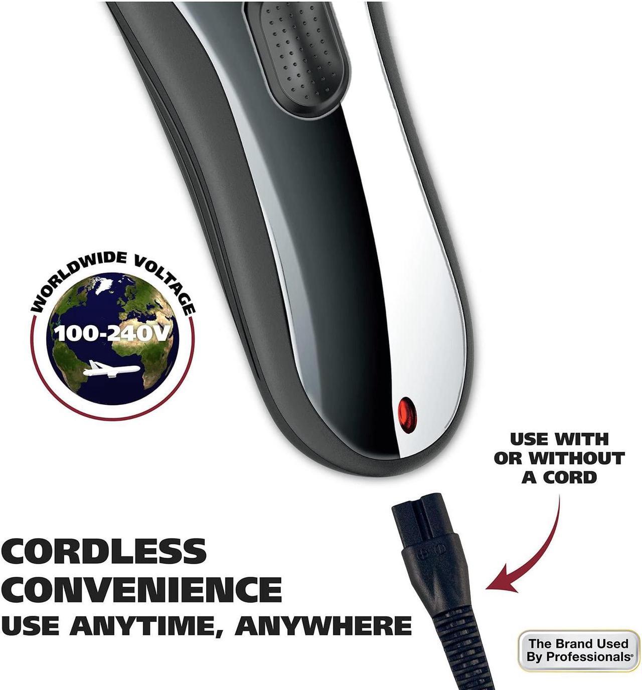 Alt view image 2 of 7 - Wahl Clipper Rechargeable Cord/Cordless Haircutting & Trimming Kit for Heads, Longer Beards, & All Body Grooming - Model 79434