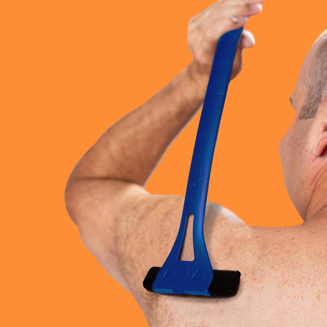 Alt view image 3 of 6 - BakBlade 1.0 Back Shavers for Men: Back Hair Removal and Body Shaver (DIY), Back Shaver - Body Hair Trimmer, Extra-Long Handle, Shave Wet or Dry