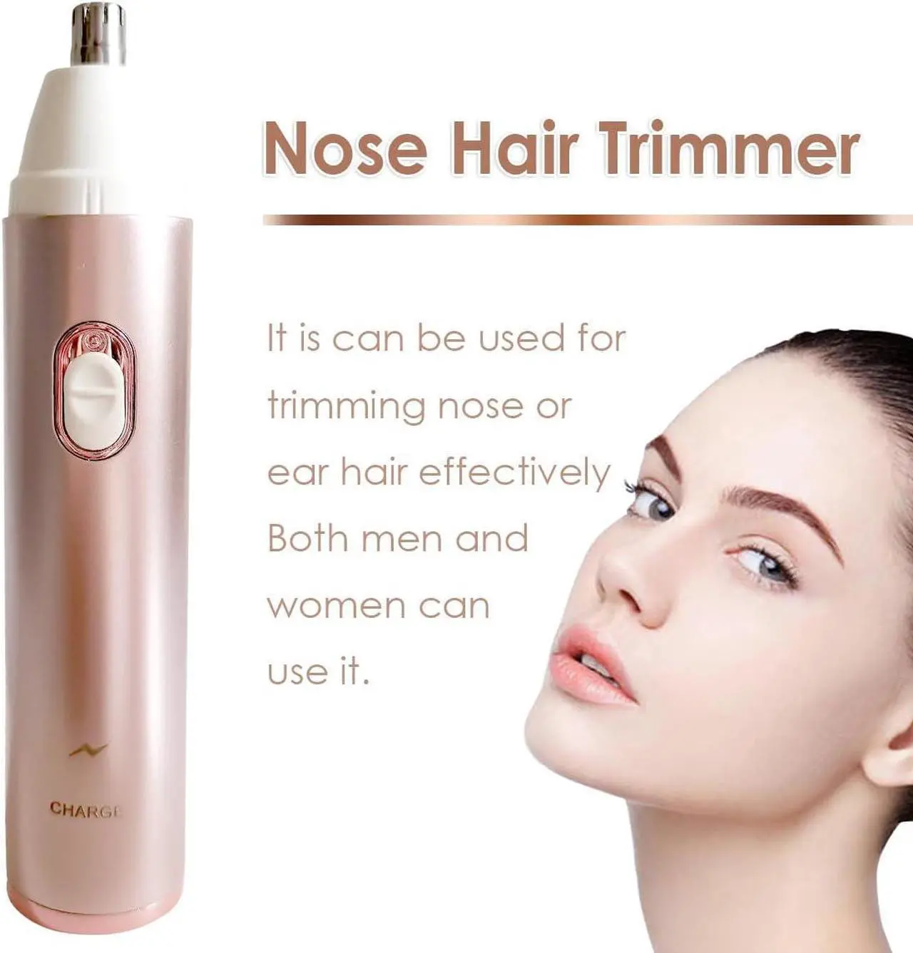 Alt view image 6 of 7 - Electric Razors for Women,Best Electric Womens Shaver Nose Hair Trimmer Bikini Body Hair Removal for Face Eyebrow Legs Armpit Underarms Public Area Painless Women's Razor Wet Dry,USB Rechargeable