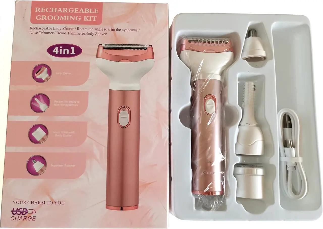 Alt view image 7 of 7 - Electric Razors for Women,Best Electric Womens Shaver Nose Hair Trimmer Bikini Body Hair Removal for Face Eyebrow Legs Armpit Underarms Public Area Painless Women's Razor Wet Dry,USB Rechargeable