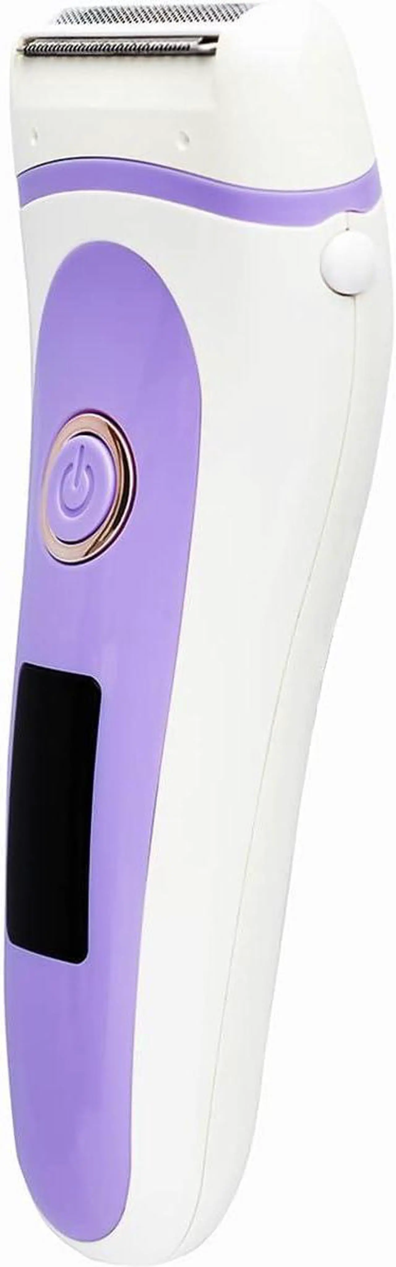 Alt view image 2 of 7 - Electric Lady Shaver Bikini Trimmer Wet & Dry Rechargeable Cordless Painless Electric Razor for Women, LED Display Razor for Legs Underarms (Purple)