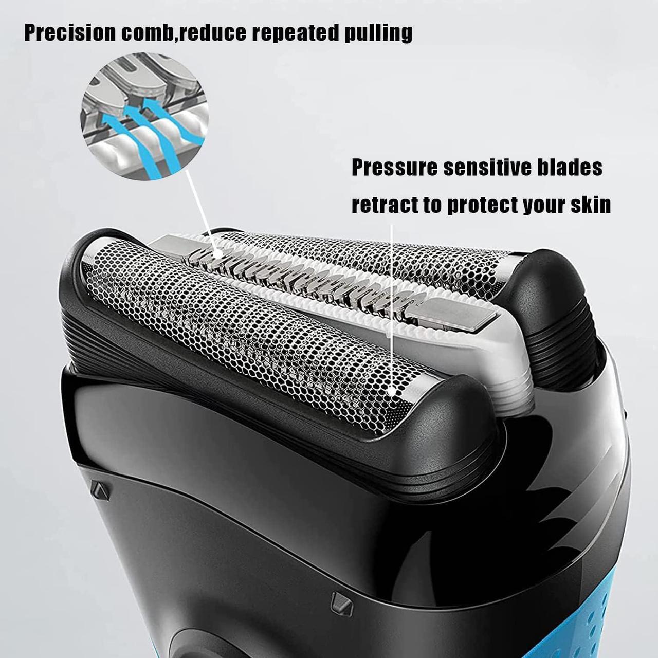 Alt view image 3 of 5 - 32B Replacement Shaver Head for Braun Series 3,Shaving Razor Head Suitable for Braun S3 3000s 3010s 3020s 3030s 3040s 3050cc 3070cc 3080s 3090cc 310s 320 330 340 350cc ect (2PCS)
