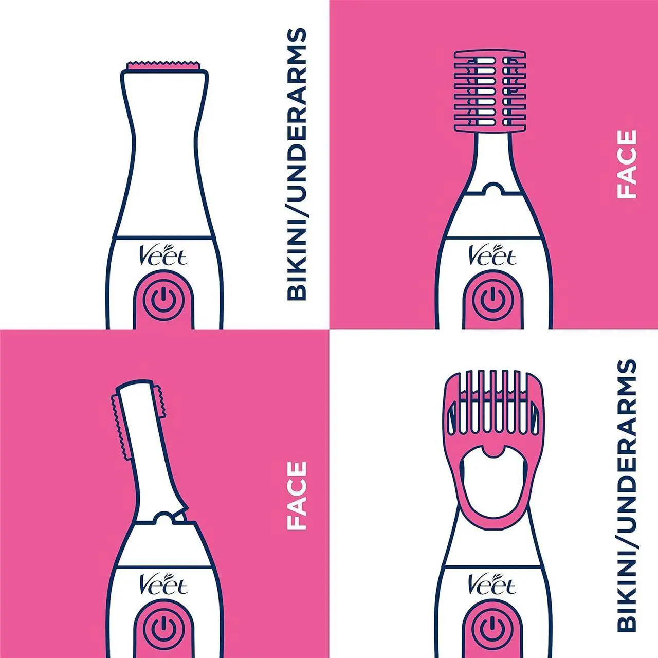 Alt view image 3 of 5 - Veet Sensitive Precision Beauty Styler Expert, 1 Each