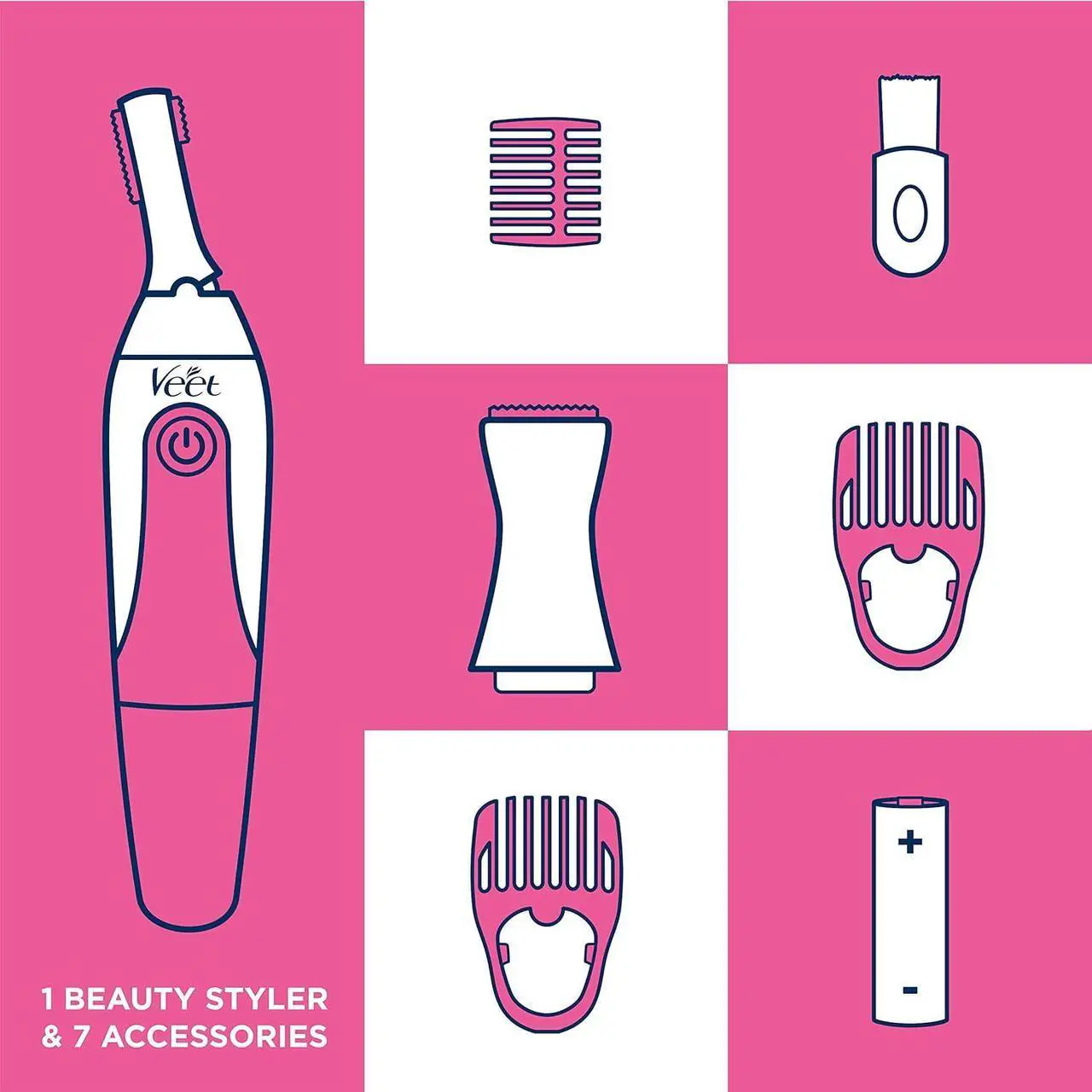 Alt view image 5 of 5 - Veet Sensitive Precision Beauty Styler Expert, 1 Each