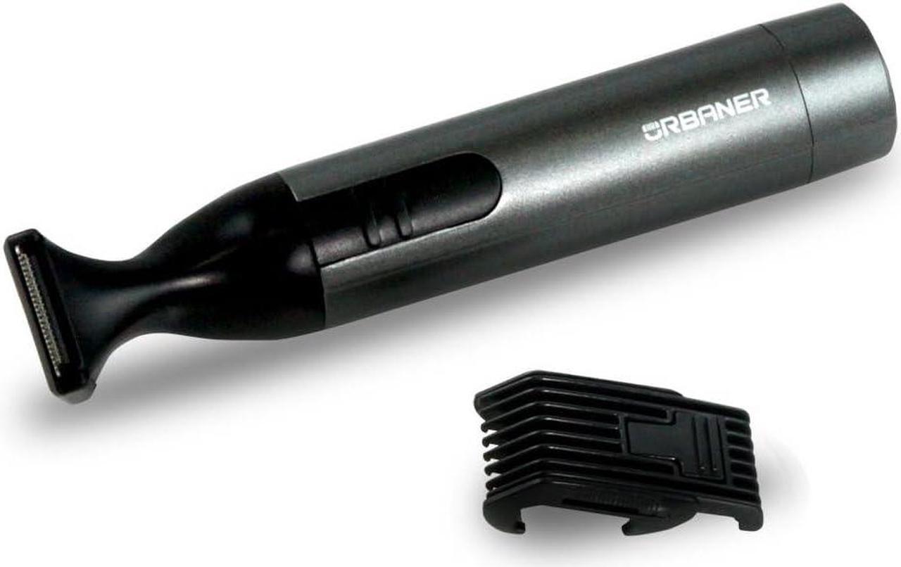 Main image of URBANER Mustache Edger, Battery Operated, Waterproof Compact Beard Trimmer for Men, Portable Clipper for Travel Grooming, Gift for Men, Length Adjustable, Gifts MB-042