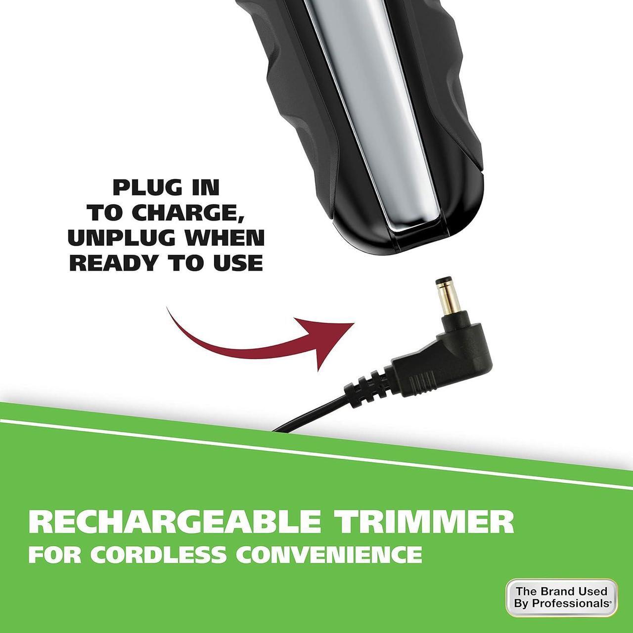 Alt view image 6 of 7 - Wahl USA Lithium Ion Total Beard Trimmer for Men with 11 Guide Combs for Easy Trimming, Detailing, & Grooming  Model 9888