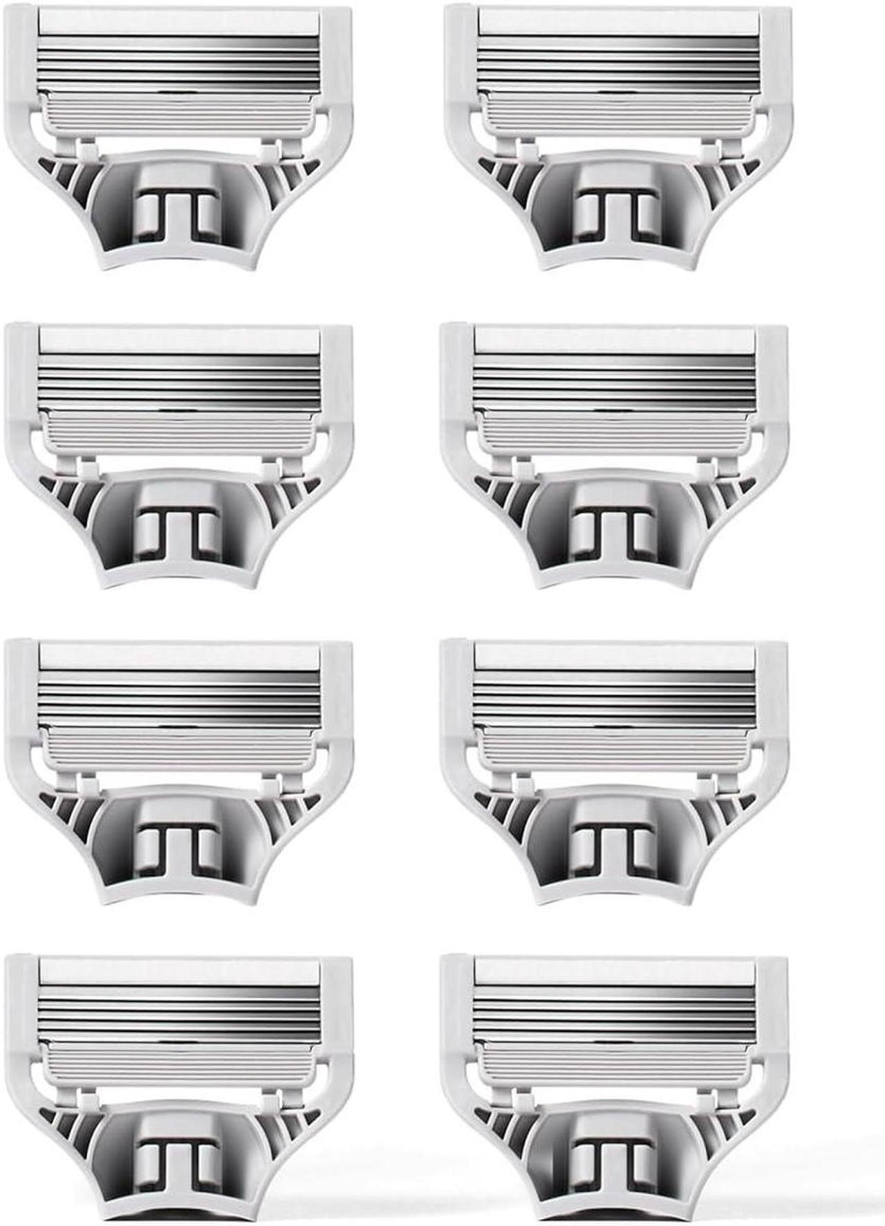 Main image of Flamingo Pubic Womens Razor Refill Cartridges - For Bikini Line Hair Removal - 8 Count