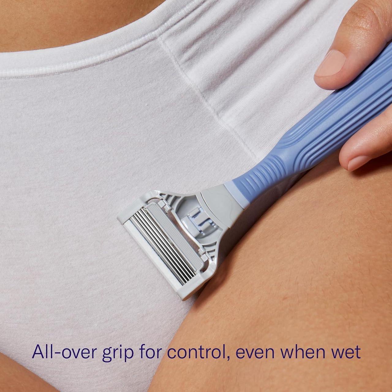 Alt view image 5 of 7 - Flamingo Pubic Womens Razor Refill Cartridges - For Bikini Line Hair Removal - 8 Count