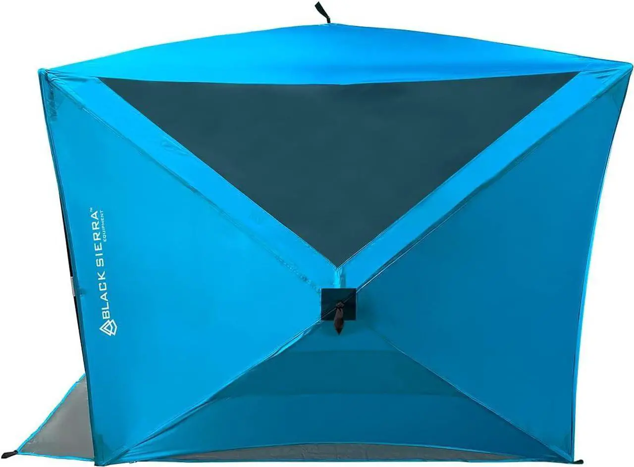 Alt view image 7 of 7 - Black Sierra Beach Tent with UPF 50+ Sun Protection, Easy Set Up Sun Shelter, Portable Lawn Canopy with Carry Bag, Outdoor Pop Up Cabana Shade for The Beach, Backyard, Sports, RV