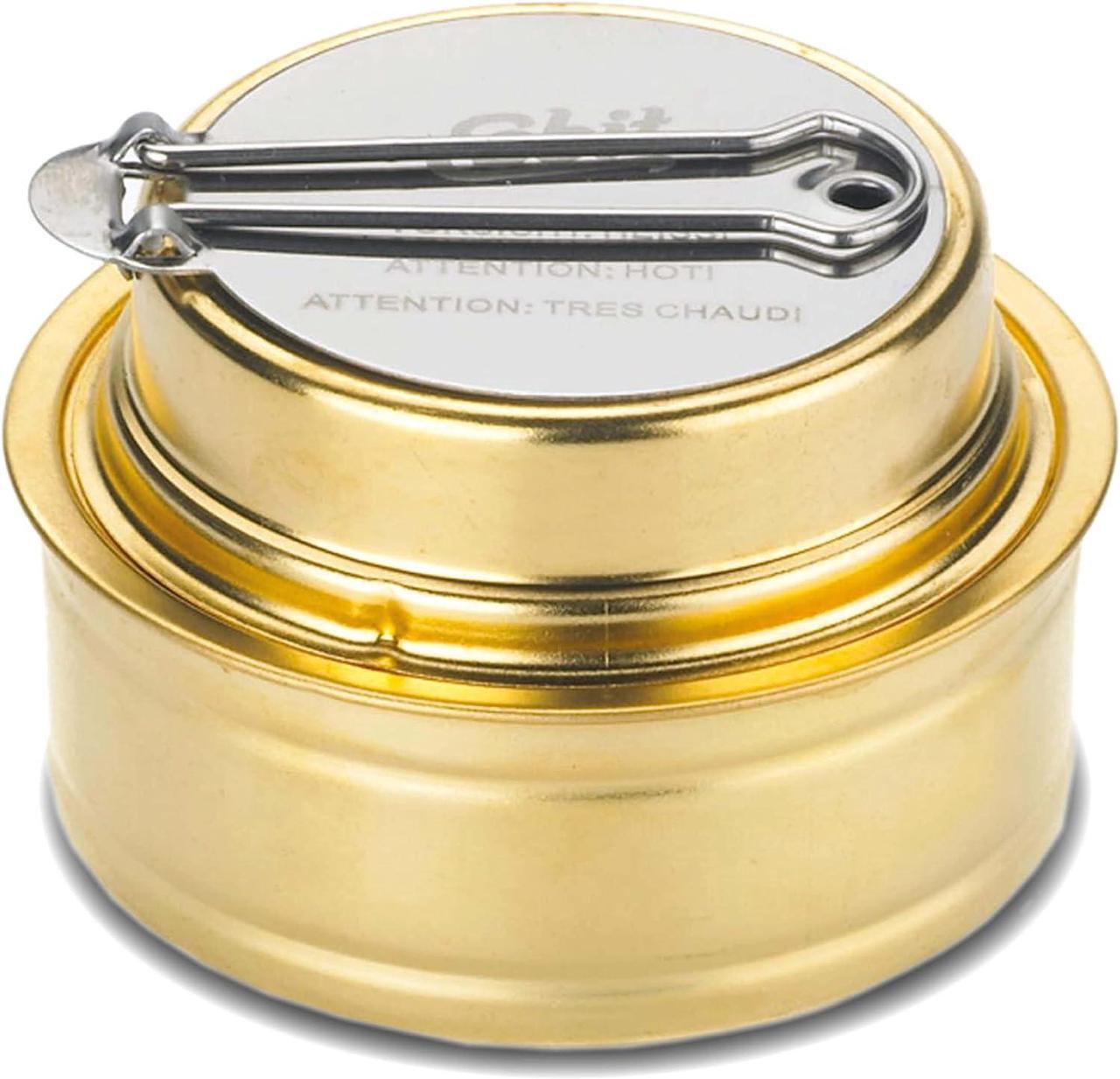 Main image of Esbit Brass Alcohol Burner Camping Stove with Variable Temperature Control