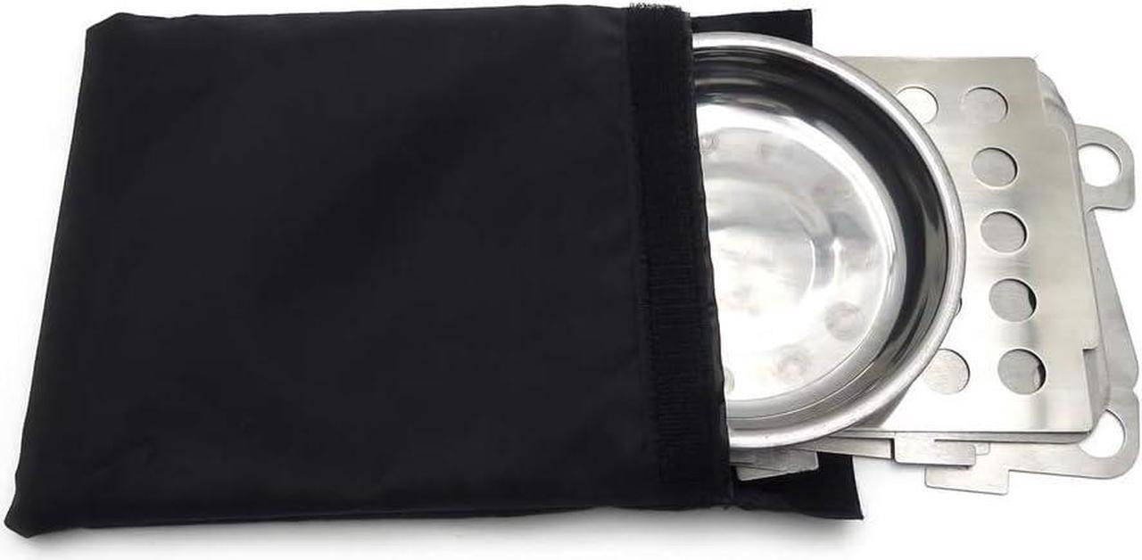 Alt view image 5 of 7 - HTTMT- ET-Cook002-M- Portable Camping Wood Stove Backpacking Folding Lightweight Pocket Stove
