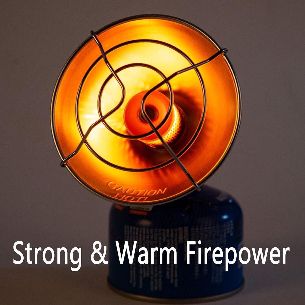Alt view image 2 of 7 - GEERTOP Portable Mini Camping Heater Outdoor Propane Gas Heating Stove for Hiking Backpacking Ice Fishing Travel