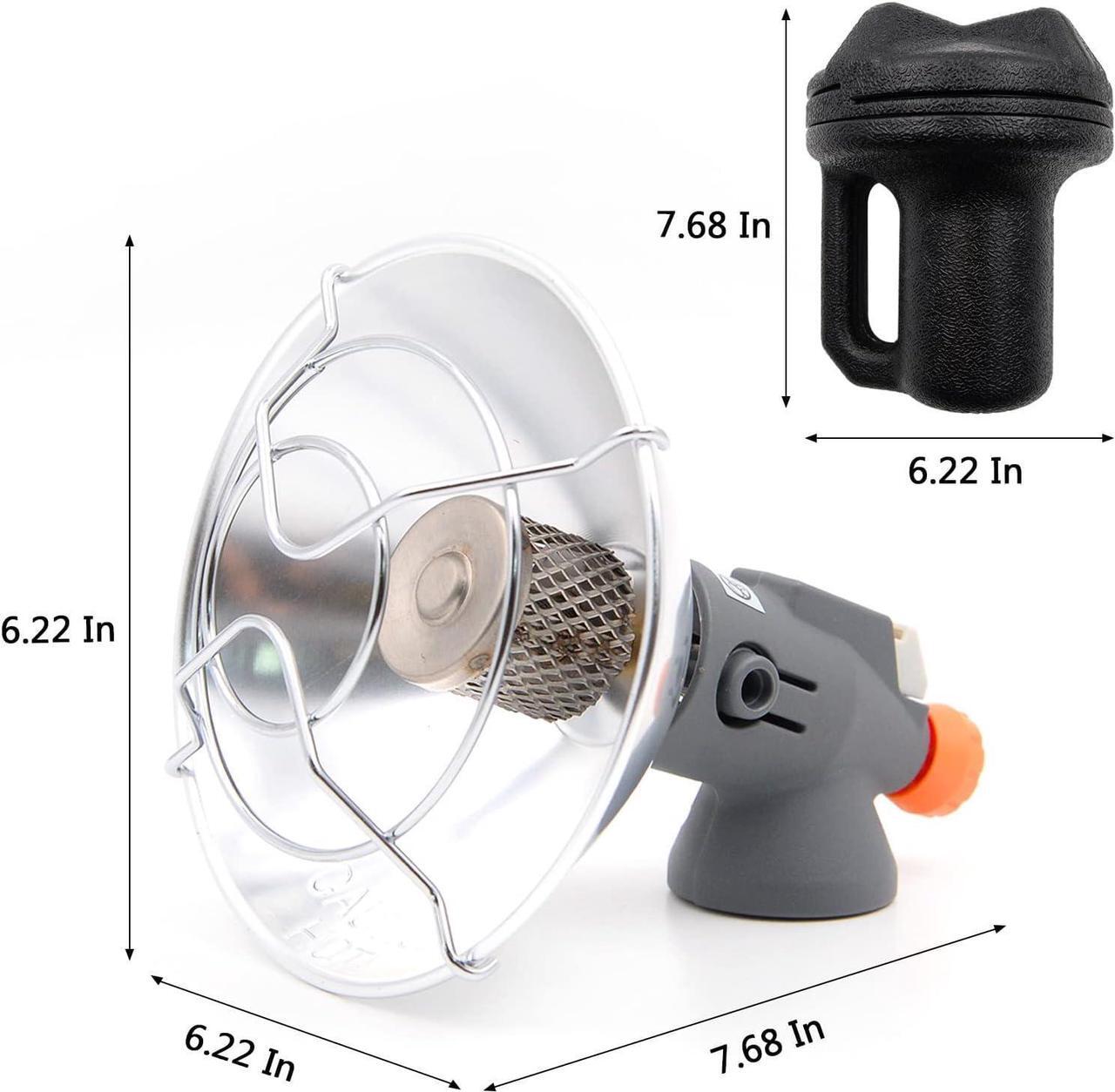 Alt view image 5 of 7 - GEERTOP Portable Mini Camping Heater Outdoor Propane Gas Heating Stove for Hiking Backpacking Ice Fishing Travel