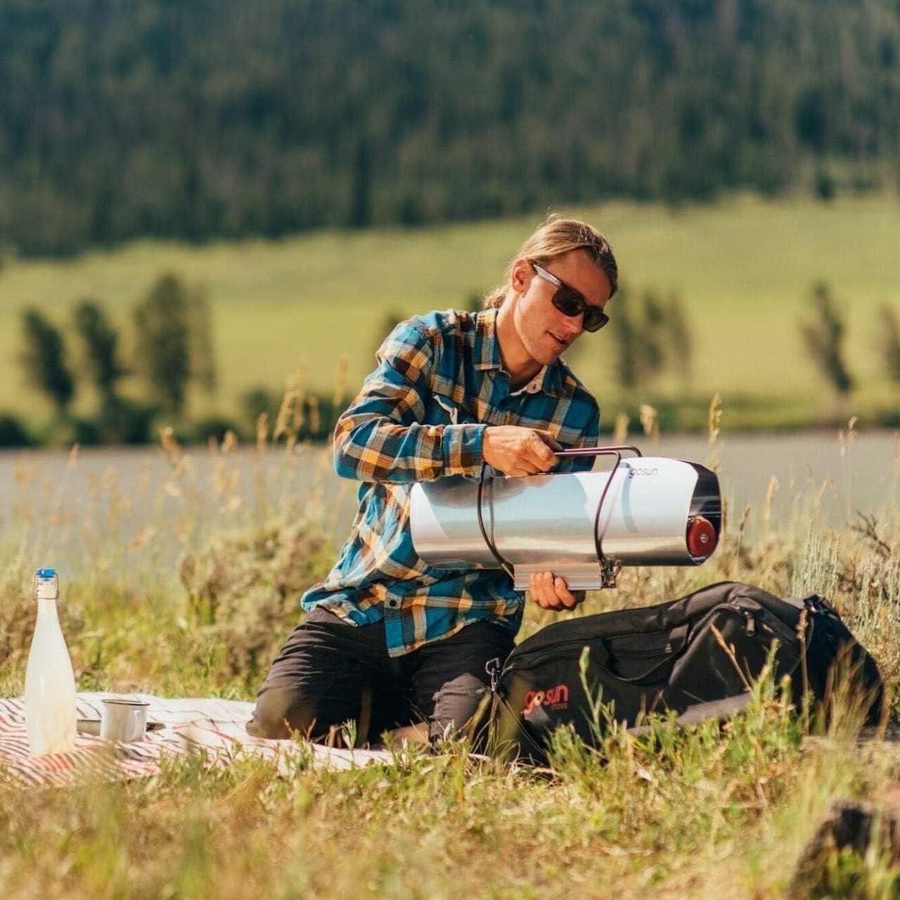 Alt view image 7 of 7 - GOSUN Sport Solar Oven | Fastest Portable Camping Stove| Compact Camping Cookware and Survival Gear | Outdoor Oven & Solar Powered Camping Grill | Off-Grid Solar Oven for Hiking & Camping