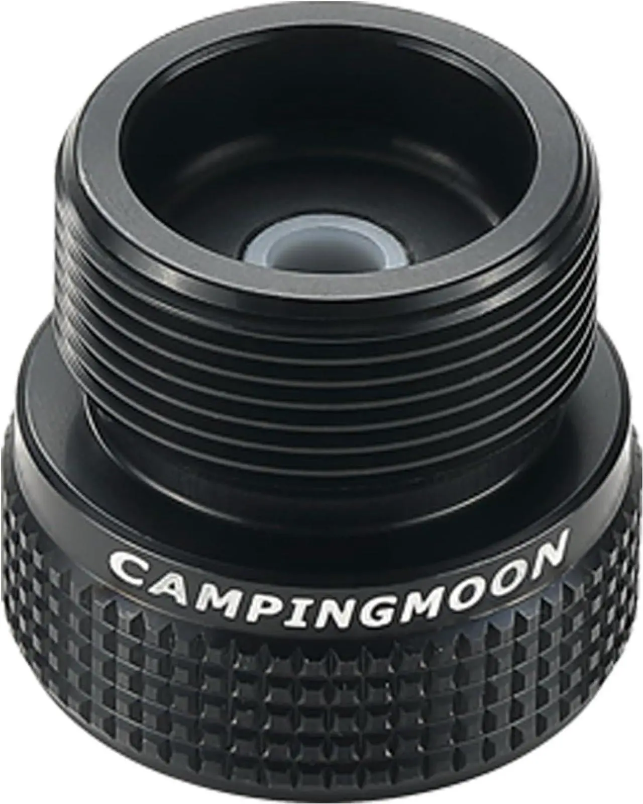 Main image of CAMPINGMOON Camping Canister Propane Gas Stove Grill Adapter, Input: EN417 Lindal Valve Canister, Output: CGA 600 Connection BKZ20 (Black CGA 600 Adapter)