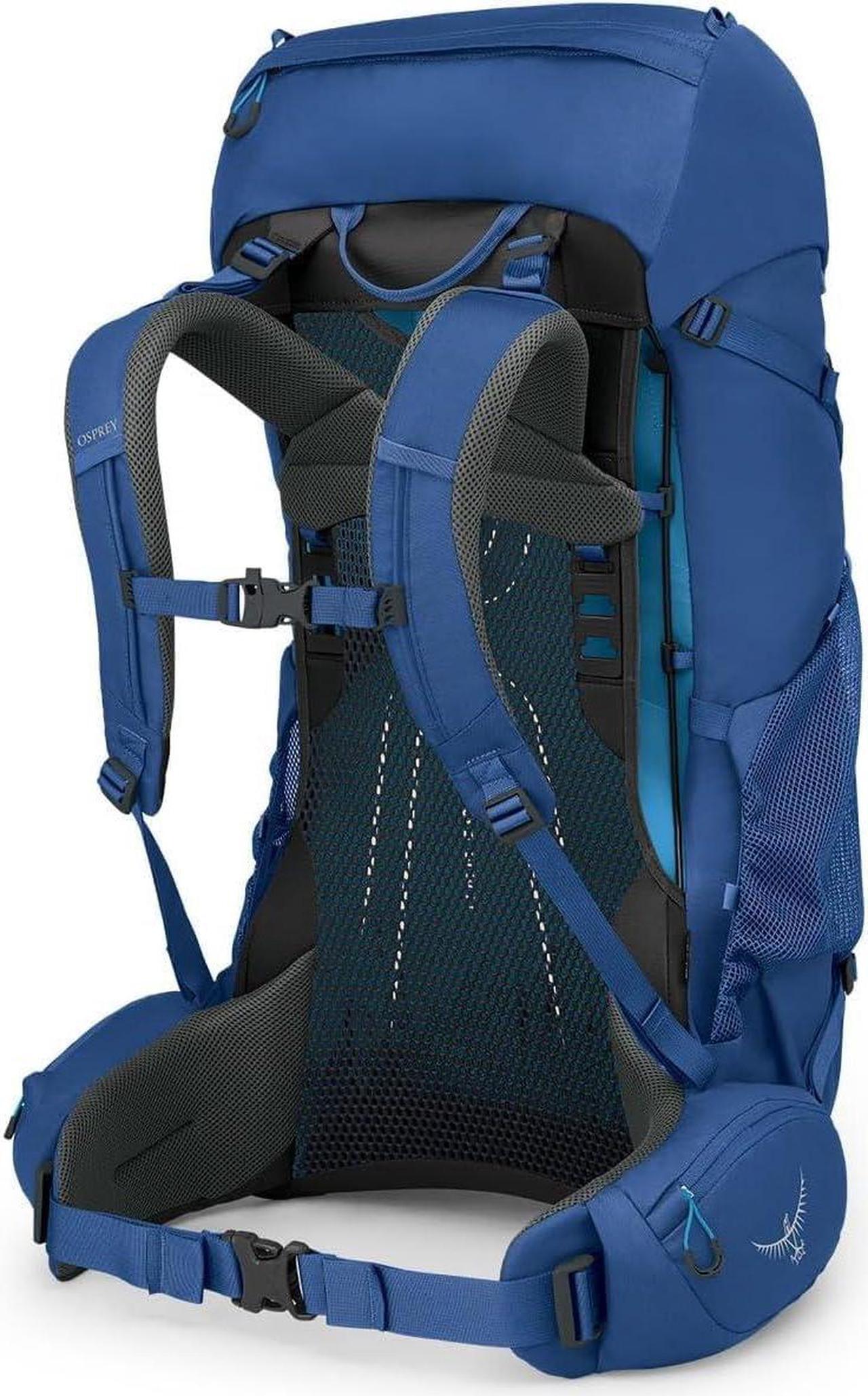 Alt view image 6 of 7 - Osprey Rook 50L Men's Backpacking Backpack, Astology Blue/Blue Flame