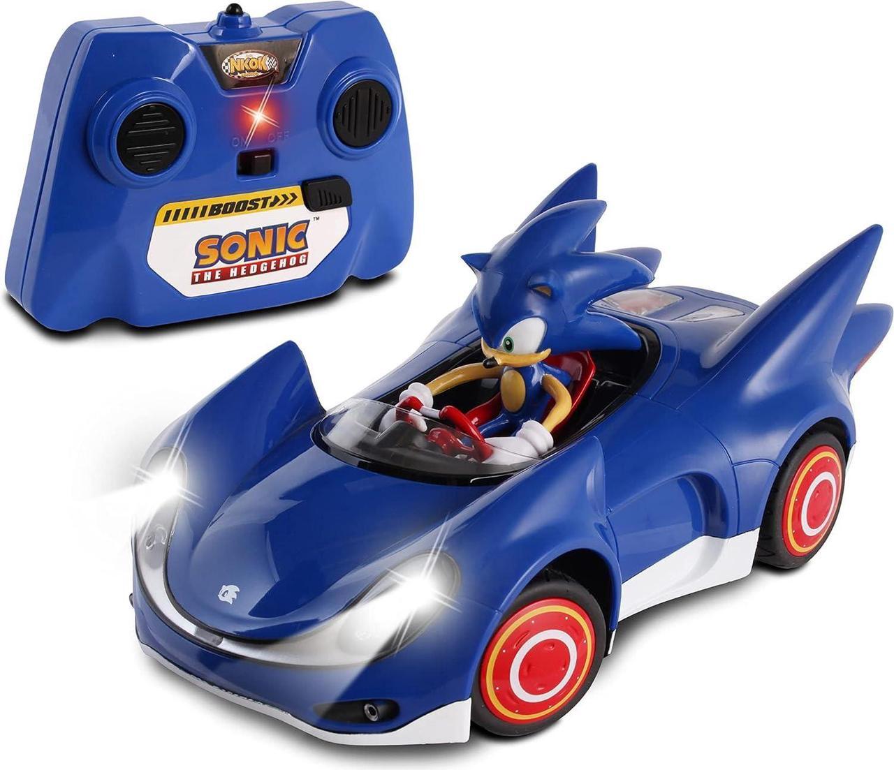 Main image of NKOK Sonic and Sega All Stars Racing Remote Controlled Car - Sonic The Hedgehog, for Ages 6 and up, Allows Children to Pretend to Drive and Have Fun at The Same Time!